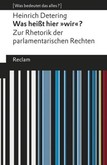Was heißt hier "wir"? Was heißt hier "wir"?