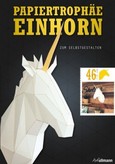 Papiertrophäe Einhorn zum Selbstgestalten Papiertrophäe Einhorn zum Selbstgestalten